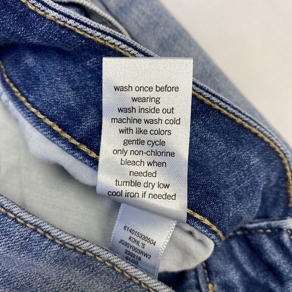 So Denim Distressed Destroyed Frayed Hem Jean Skirt - Junior's Size 3 - New - Picture 7 of 9